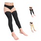 Ziperior No Foot 20-30 mmHg Compression Inside Leg Zipper Wide Calf Thigh High Stocking