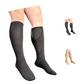 Ziperior Refreshed 20-30 mmHg Compression Grade 2 Inside Leg Pain Circulation Zipper Closed Toe Socks