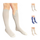 Ziperior Inside Leg Zipper 20-30 mmHg Compression Grade 2 Color Closed Toe Socks